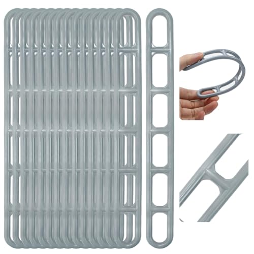 Muuookka Elementos de Sujeción, Paquete de 25 Elementos de Sujeción de Escalera para Toldos, Tensores de Goma para Camping, Tensores de Goma, Tensores de Goma para Carpas.