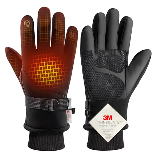 Czlyxo 防寒手袋 バイクグローブ M ブラック