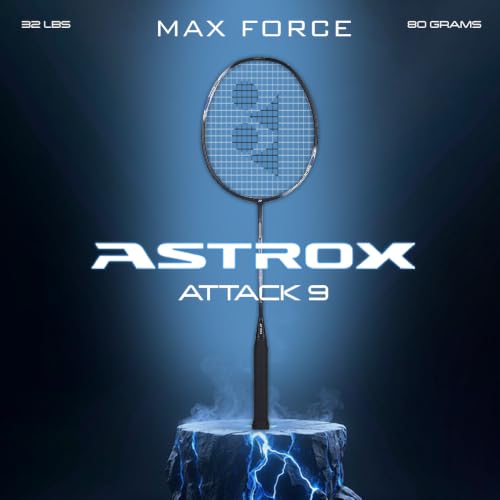 Yonex Astrox Attack 9 80g Black Badminton Racquet - Image 3