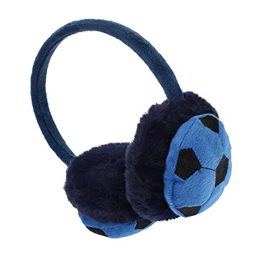 PartyKindom Boys Soccer Modeling Earmuff Warm Winter Earshield Cute Cartoon Design Lightweight Ear Warmer for Outdoor Cold Weather Protection