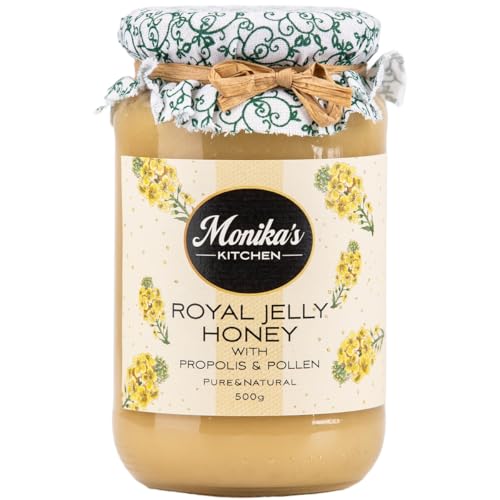 Set Honey with Royal Jelly, Propolis & Pollen 500g - Smooth & Creamy Honey