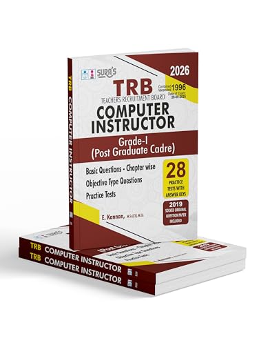 Image of SURA`S TRB PG Computer Instructor Grade I Post Graduate Cadre Exam Book Guide English Medium - Edition 2026 (TRB PG Computer Instructor Exam Book)