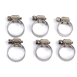 stainless steel gas pipe clamp adjustable hose clip