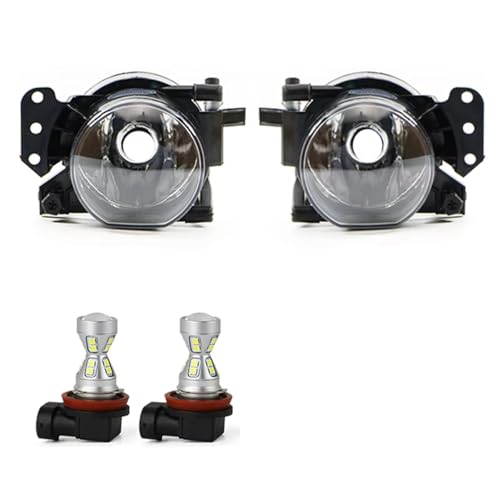Feu antibrouillard avant LED S10 pour BMW E60 E90 325i 525i avec ampoules incluses en paire