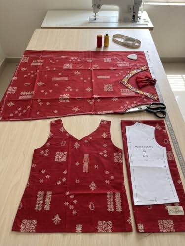Image of Short Kurti for Women | Cotton Tops for Women | Stylish Strap Kurtis for Woman | Sleeveless Casual for Jeans | Printed Kurtas for Office Casual
