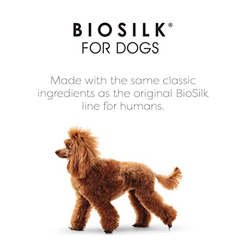 Biosilk For Dogs Silk Therapy Conditioner With Natural Coconut Oil | Coconut Oil Dog Conditioner From Biosilk For Dogs | Pet Conditioner For Dogs, 12 Ounces #TOP4