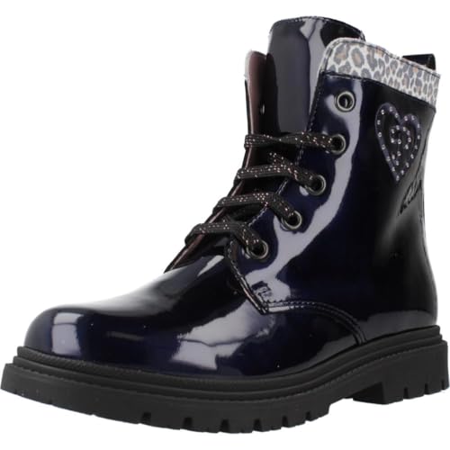 Bottes pour fille en cuir Pablosky bottines montantes à zip