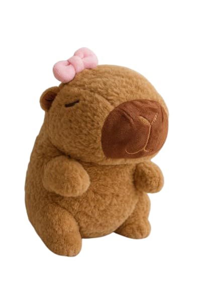 SCOOBA Super Soft Bow Capybara Soft Toy (Bow Tiny Capybara) 3