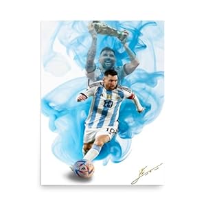 Messi Poster Lionel Messi Poster Messi Posters For Boys Bedroom Leo Messi Wall Art Soccer Poster Soccer Room Decor Soccer Gifts For Boys Soccer Wall Decor Art Prints Unframed 16×24 Poster