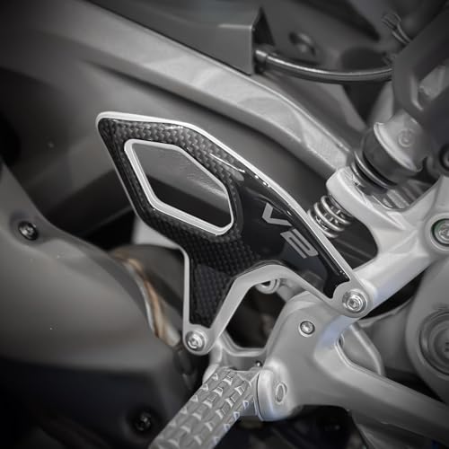 Az Graphishop Aufkleber aus Harz 3D kompatibel mit Ducati Streetfighter V2 / Panigale V2 2025 Schutz vor Stößen und Kratzern Motorradzubehör Made in Italy ADB-V2-25