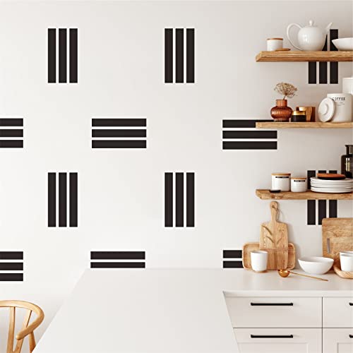 Striped Wall Decals Line Wall Decal Vinyl Wall Decals Modern Wall Stickers Removable Peel And Stick Wall Decals For Office Living Room #TOP3
