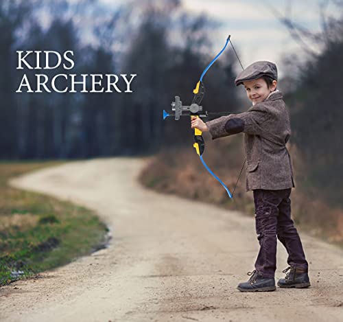 Koolbitz 28CM Kids Bow and Arrow Set - Archery Toy with Infrared Laser Sight, Quiver, Target Board and 3 Suction Cup Arrows - Safe Indoor and Outdoor Archery Game for Boys and Girls Ages 3+ Years - Image 7