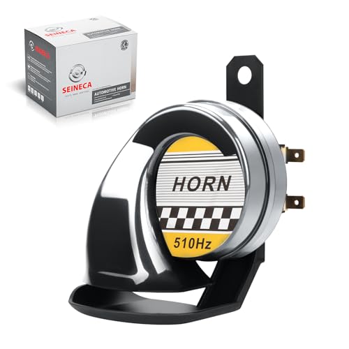 SEINECA Snail Air Horn Siren High Tone 510HZ Waterproof 130DB Electric Horn 12V Universal for...