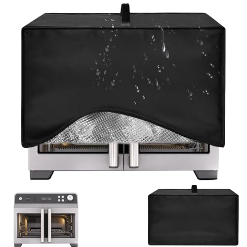 Image of Air Fryer Cover Dust Cover for Ninja FO101 French Door Premier Air Fryer Convection Oven Toaster,16.93 inch*14.57 inch*12.99 inch Heat-Resistant Waterproof Dust-proof Kitchen Appliance Covers
