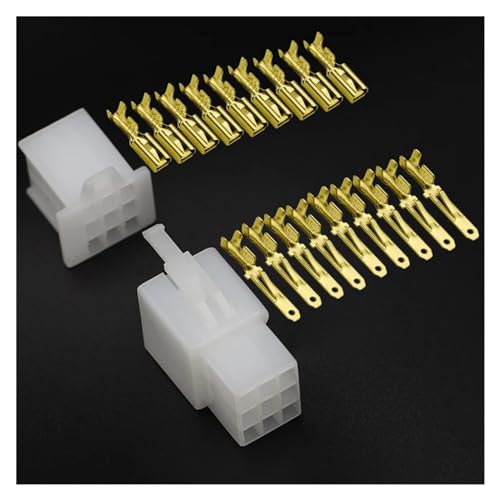 2.8 ~[g 1P/2P/3P/4P/6P/9Pin ԓdRlN^jP[u[qvOLbgI[goCd]Ԏ(Color:9Pin Golden,Size:20Sets)