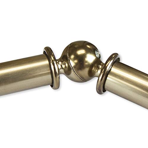 13/16" Jodi 4-Sided Bay Window Curtain Rod - Antique Brass by Rod Desyne - Used condition - Image 3
