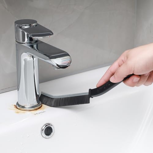 Hartborsten Ecken Reinigungsbürste, Fugenbürste Bad, Fugenreinigungsbürste, Vielseitige Reinigungsbürste für Küche, Bad, Fenster, Toilette, Zuhause, Badewanne, Spüle, Haushalt, Fenster - 3 Stück