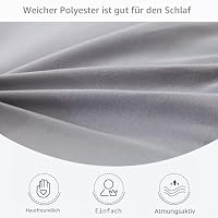 MAXYOYO Futonmatratze, gepolsterte japanische Bodenmatratze, Auflage, gesteppt, extra Dicke klappbare Schlafmatte, atmungsaktive Bodenliege, als Gästebett, Couch, für Camping (Hellgrau, 150x200cm) – Ansicht 7