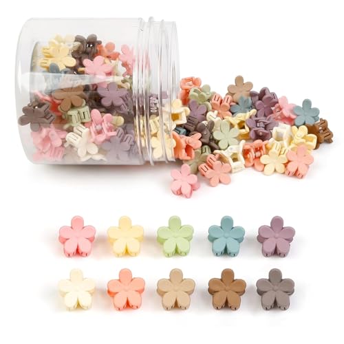 Mini pinces à cheveux fleur Xiaohan colorées : barrettes mignonnes bébé et enfants