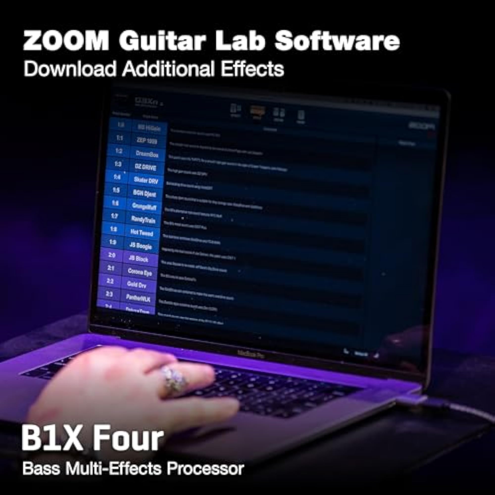 B1X Four Bass Multi-Effects Pedal