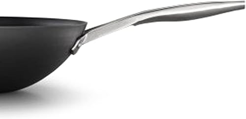 Miniatura 7 de Calphalon Premier - Sartén para wok plano antiadherente anodizado duro con tecnología MineralShield, 13 pulgadas, color negro