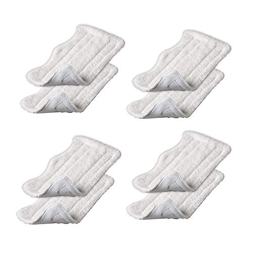 ECOMAID Steam Mop Pads for Shark Steam & Spray Mop S3101, S3101_N3, S3250, S3250W, S3250CW, S3251N, S3101CP_N4, S3251, SK140, S3251WC, SK410 8pcs