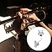 Yibuy Trumpet Marching Lyre Clamp Sheet Music Clip Replacement 6.3 x 2.28inch Silver