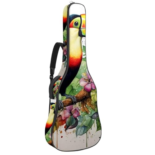 Housse étanche pour guitare avec compartiment accessoires et motif