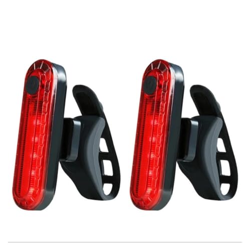 Feu arrière de vélo rechargeable USB LED blanc et rouge pour la sécurité des cyclistes