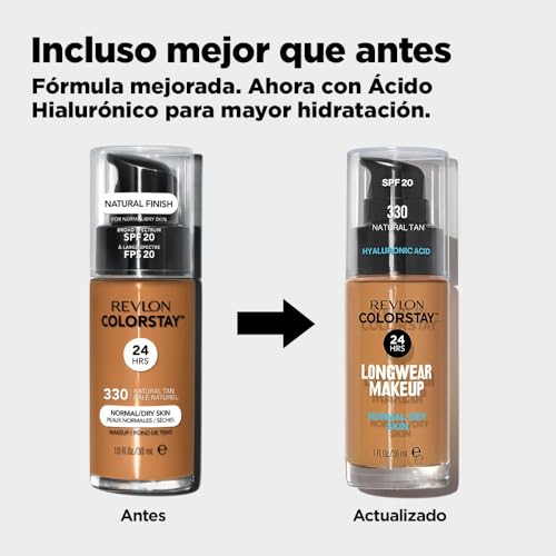 Fond De Teint Hydratant 24h N°330 Bronzage Naturel Colorstay Dry Skin Revlon - vue 8