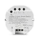 Produktbild Yagusmart Zigbee/WiFi Smart Lichtschalter DIY Breaker Modul, 2 Way, Smart Life/Tuya APP Fernbedienung, Arbeiten mit Alexa Google Home (2 gang, zigbee)