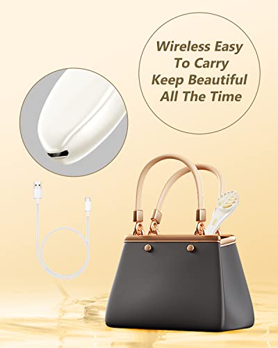 Vofel Face Eye Massager Electric Face Lifting Neck Tightening Device With Heat Facial Massager Anti Aging Skin For Neck Firming 2 Color Lights (White) #TOP5