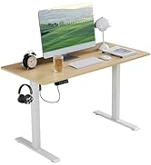 Amazon | VECELO 昇降式デスク 電動 スタンディングデスク オフィス