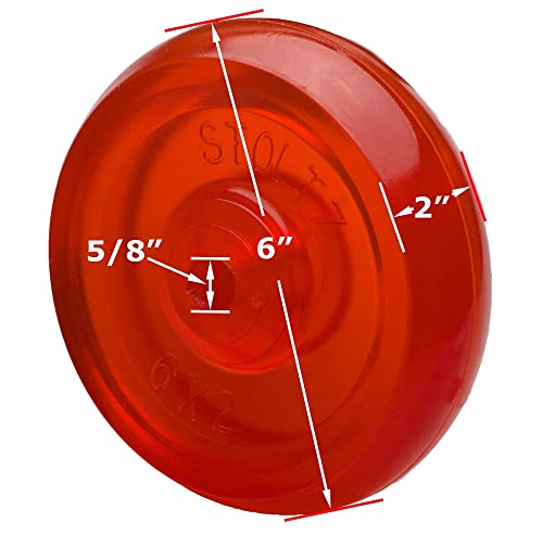 Stoltz Boat Trailer Tongue Jack Wheel Replacement 6 in x 2 in