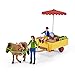 Schleich Farm World — Sunny Day Mobile Farm Stand Playset, Farm Play Set with Farmer Dolls, Horse and Mobile Produce Stand, Farm Animal Toys for Kids Ages 3+
