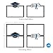 48 Pcs Graduate Place Cards, Congrats Grad Folded Buffet Food Labels and Tent Name Cards for Graduation Party Table Setting Decorations Supplies (Blue)