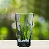 JGIRL Unbreakable Plastic Drinking Glasses, Set of 6, Shatterproof Drinking Cups, Plastic glass cup,16 oz plastic Tumbler Cups,Dishwasher Safe (Grey) #3