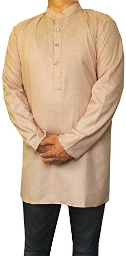 Maple Clothing Cotone Mens Short Kurta Shirt India...