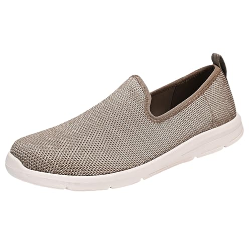 SRTUMEY Zapatillas Pronador Mujer Zapatos Deportivos Primavera y Verano para Hombre, Plana, Ligeros, de Malla Tejida con Mosca, Transpirables, cómodos y Sencillos Zapatos De Seguridad para