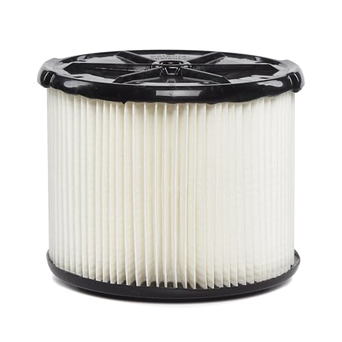 WORKSHOP Wet/Dry Vacs Vacuum Filters WS11045F Standard Wet/Dry Vacuum Filter (Single Shop Vacuum Cleaner Filter Cartridge) For WORKSHOP 3-Gallon to 4-1/2-Gallon Shop Vacuum Cleaners