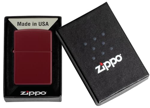 Zippo véritable briquet coupe-vent durable couleur Merlot finition classique - 8