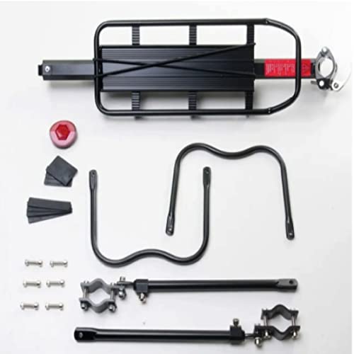 Bagageiro Para Bike Alumínio P/Alforje 26-29 F. Disco 50kg