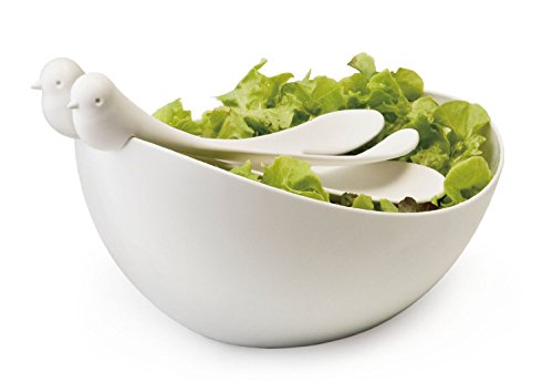 Qualy Insalata Sparrow Set Bianco/Verde