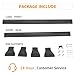 Autekcomma Heavy Duty Roof Rack Crossbar Compatible for Corolla Cross 2023-2026 (Not for L/Hybrid S) Black Matted Max 260lb Loading Weight Anti-Corrosion Aluminum Anti -Theft Locking Mechanism