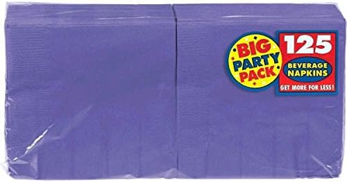 Amazon Co Jp New Purple Big Party Pack Beverage Napkins 新しいパープルビッグパーティーパック 飲料ナプキン ハロウィン クリスマス ホーム キッチン
