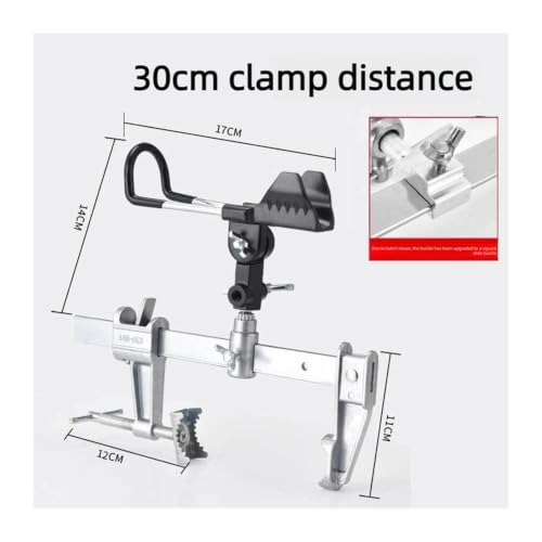 PengWei 1 support de canne à pêche en alliage d'aluminium de 23/30 cm. – vue 2