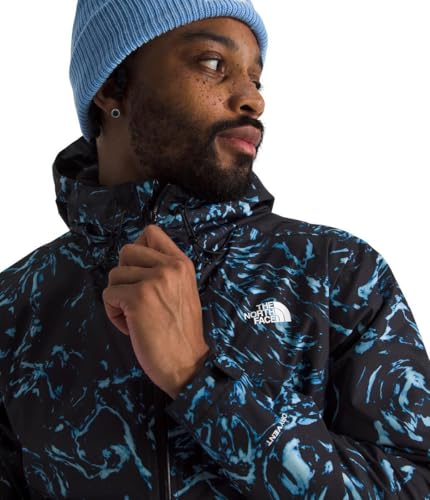 THE NORTH FACE Jaqueta masculina Alta Vista, estampa vulcânica preta TNF, média