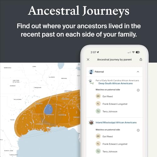 Image of AncestryDNA Genetic Test Kit + 3-Month Ancestry World Explorer Membership: Personalized Genetic Results, DNA Ethnicity Test, Family History, Complete DNA Test, 3600+ Regions and Journeys
