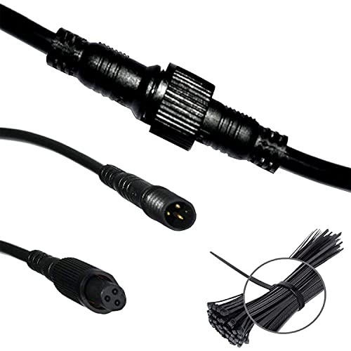 JXOFROAD 60in Extension Cable Wire,RGB 3Core Waterproof LED Light