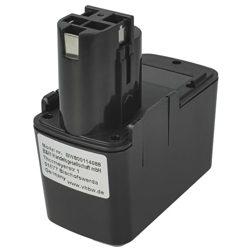 vhbw Batería Compatible con Würth ATS 12 -P, ATS 12 P, ATS 12-P, ATS12-P, ATS 12P, ATS12 -P Herramienta (1500 mAh, NiMH, 12 V)
